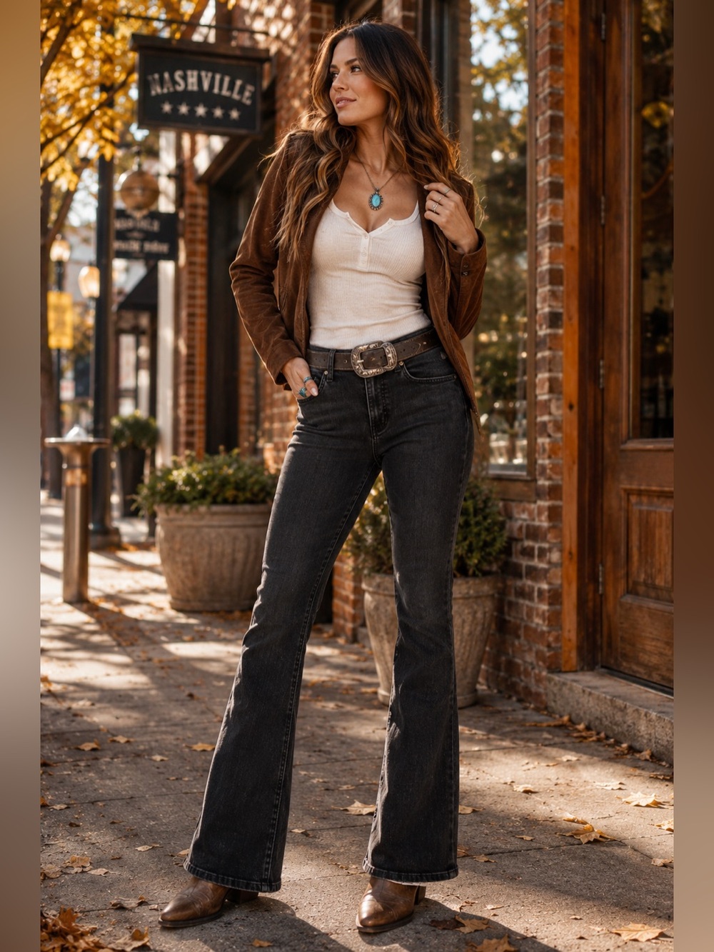 Idyllwind Miranda Lambert Black Wash Bootcut Flare Jeans Size 8